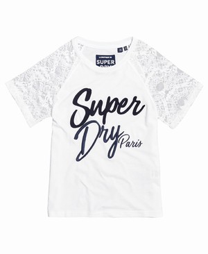 Superdry Madeline Graphic Női Pólók Fehér | FIQXB1397